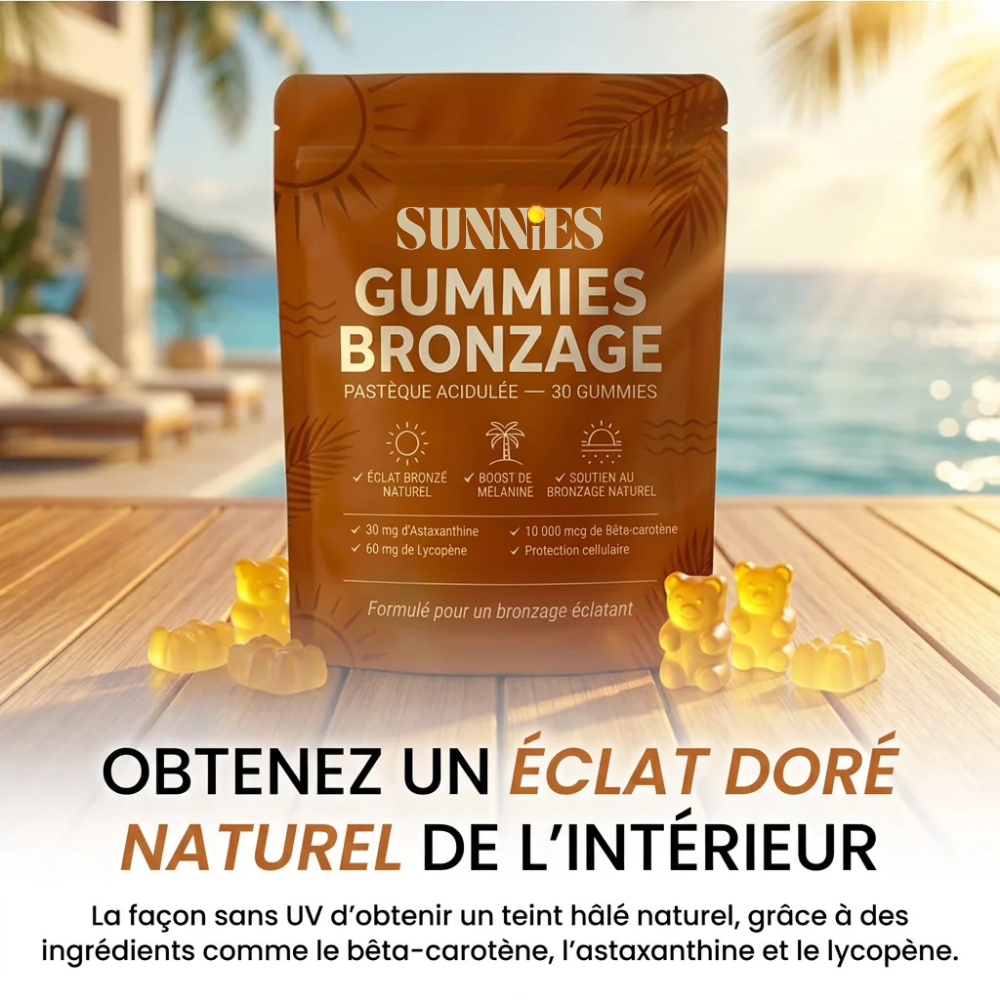 SUNNIES - Gummies Bronzants