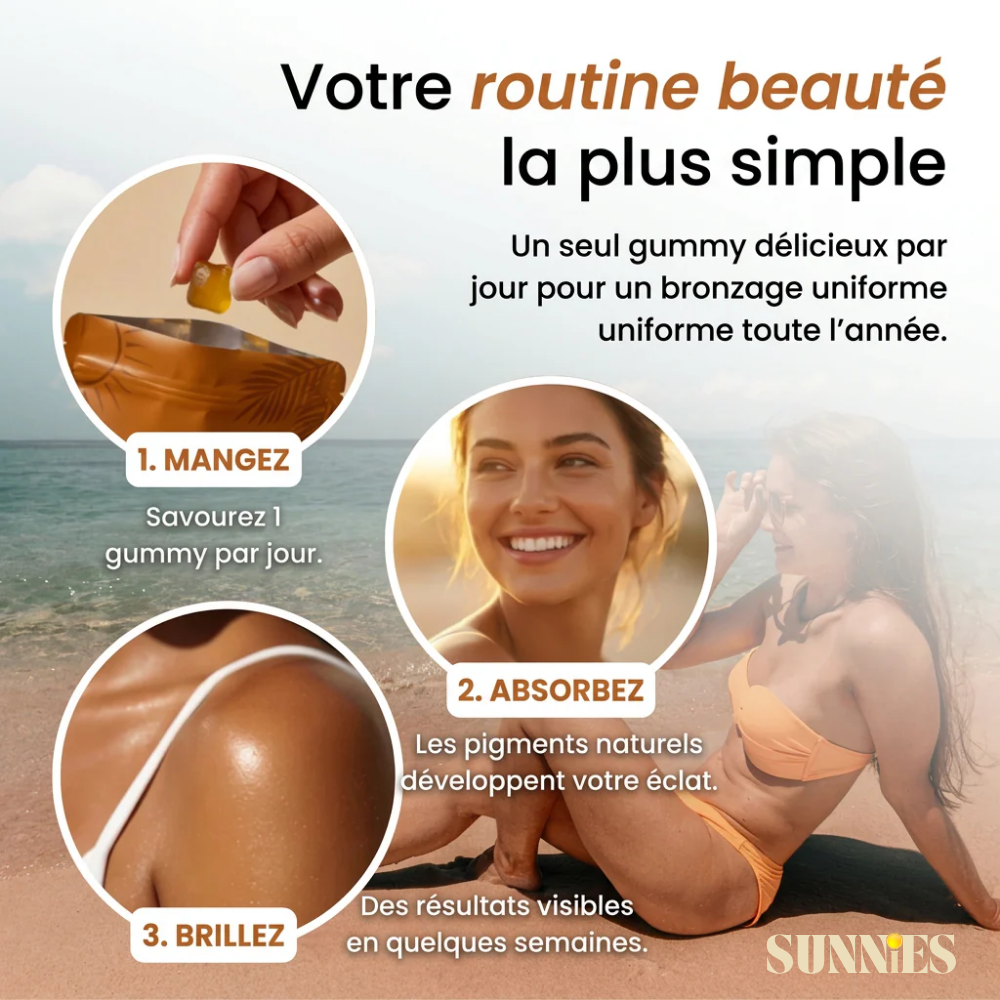 SUNNIES - Gummies Bronzants